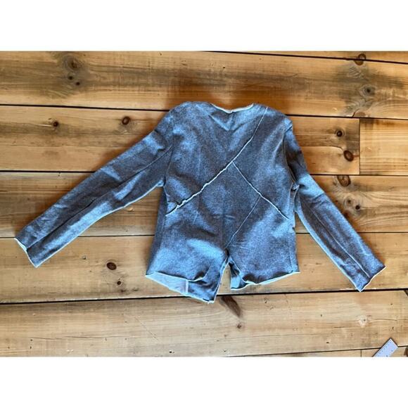 NWT! Jessica Simpson women's open front cardigan sweater. Size Large. Grey - Picture 3 of 8